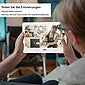 Elektronischer Fotorahmen 7 Zoll Digitaler Bilderrahmen (1024 x 600 Pixel, Unterstützung SD Karte, mit Fernbedienung)