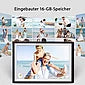 Elektronischer Fotorahmen 10,1 " Digitaler Bilderrahmen (1280 x 800 Pixel, 32 GB, Touchscreen WLAN mit Automatische Drehung Photo Video Teilen)